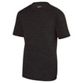 thumbnail image 1 of Augusta Shadow Tonal Heather Training Tee 2900 Black M, 1 of 3