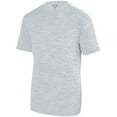 thumbnail image 1 of Augusta Shadow Tonal Heather Training Tee 2900 Silver M, 1 of 3