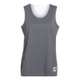 thumbnail image 1 of Augusta Sportswear 1 Women's Reversible Wicking Tank, Graphite/White, Small Pack, 1 of 5