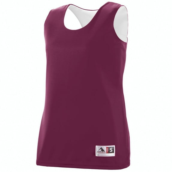 Augusta Sportswear 147 Women's Reversible Wicking Tank, Graphite/White, XX-Large Pack