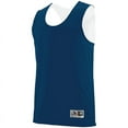 thumbnail image 1 of Augusta Sportswear 148 Men's Reversible Wicking Tank Navy/White M, 1 of 2