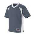 thumbnail image 1 of Augusta Sportswear 261 Youth Polyester Mesh V-Neck Short-Sleeve Jersey, 1 of 2