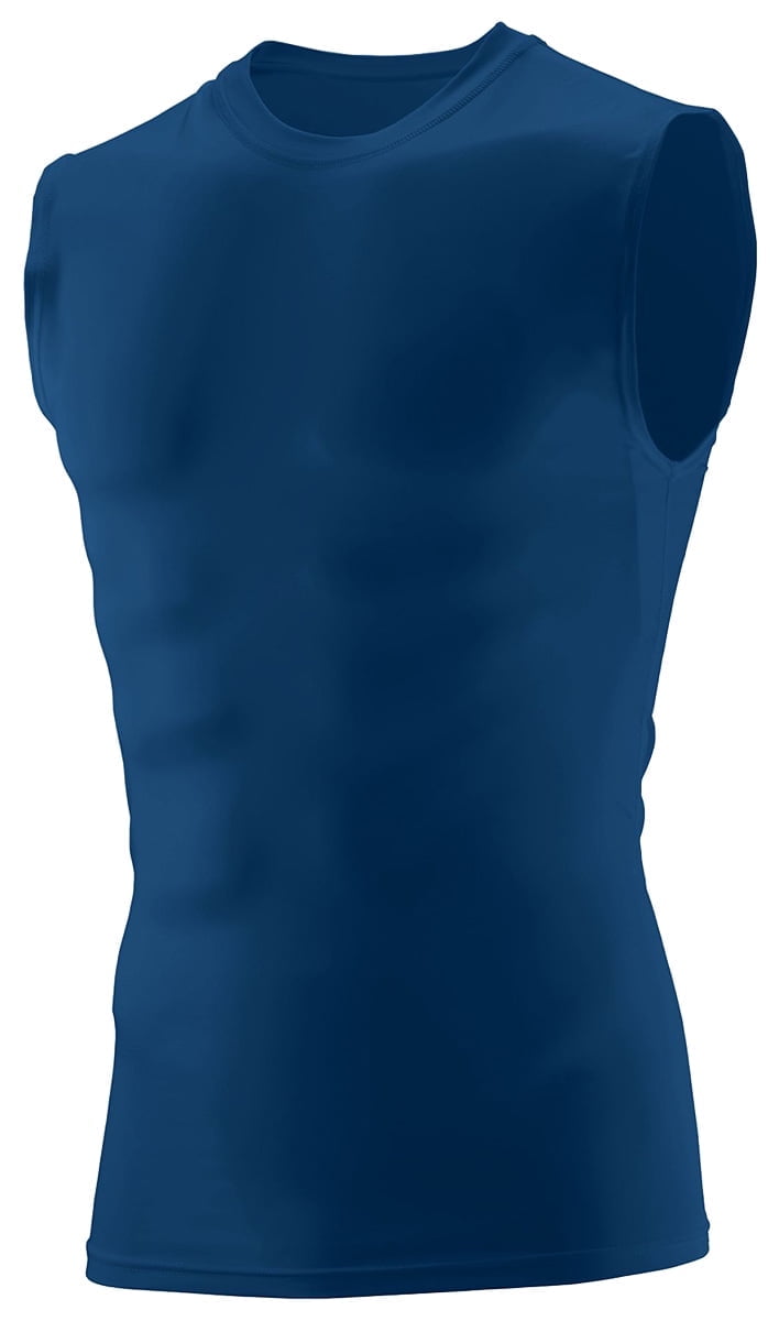Augusta Sportswear 262 Sports Adult Crew Neck Shirt Male Navy 3Xl