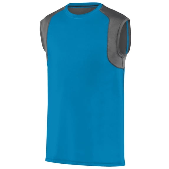 Augusta Sportswear 2XL Astonish Sleeveless Jersey Power Blue/Graphite 2524