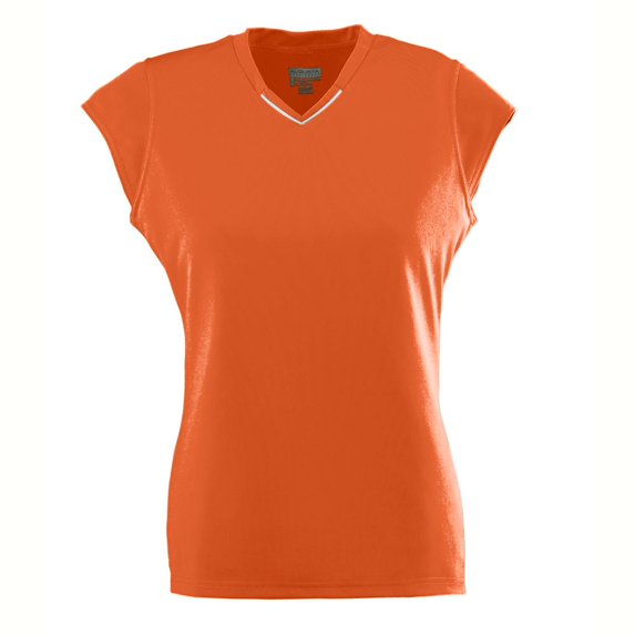 Augusta Sportswear 2XL Womens Rally Jersey Orange/White 1204