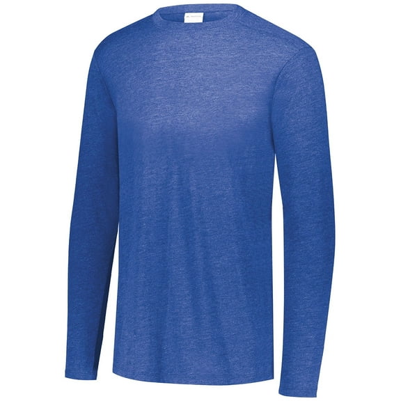 Augusta Sportswear 376 Casual Teen Crew Neck Shirt Male Royal Heather M