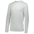 thumbnail image 1 of Augusta Sportswear 3XL Tri-Blend Long Sleeve Crew White 3075, 1 of 2