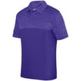 thumbnail image 1 of Augusta Sportswear 5412 Polo Shirt Men's Shadow Tonal Heather Sport, 1 of 3