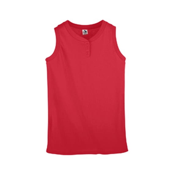 Augusta Sportswear 550 Sports Uniform Jersey Sleeveless Two-Button Softball Women's