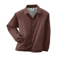 thumbnail image 1 of Augusta Sportswear 5XL Men's Nylon Coach's Jacket/Lined Brown 3100, 1 of 2