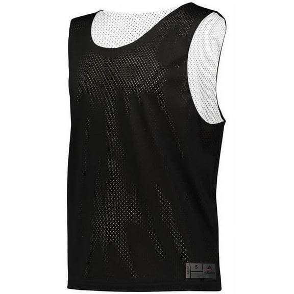 Augusta Sportswear 9717.301.L Mesh Reversible Pinnie Top, Navy & White - Large