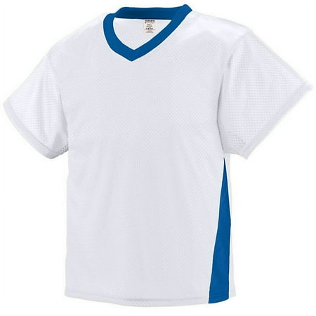 Augusta M Youth High Score Jersey White/Royal 9726