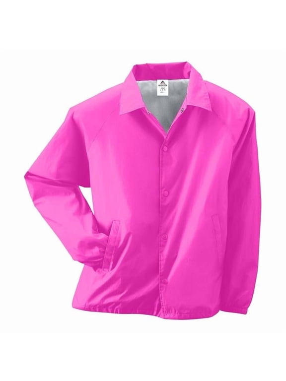 Adult Male Men Nylon Coach's Jacket/Lined