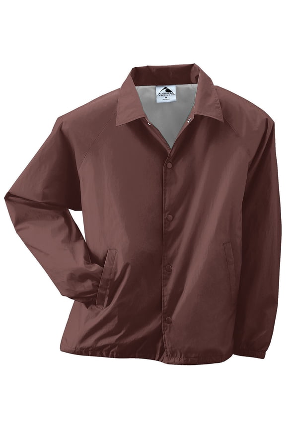 Adult Male Men Nylon Coach's Jacket/Lined