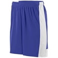 thumbnail image 1 of Augusta Sportswear Adult Polyester Lightning Shorts with Contrast Inserts, 1 of 2