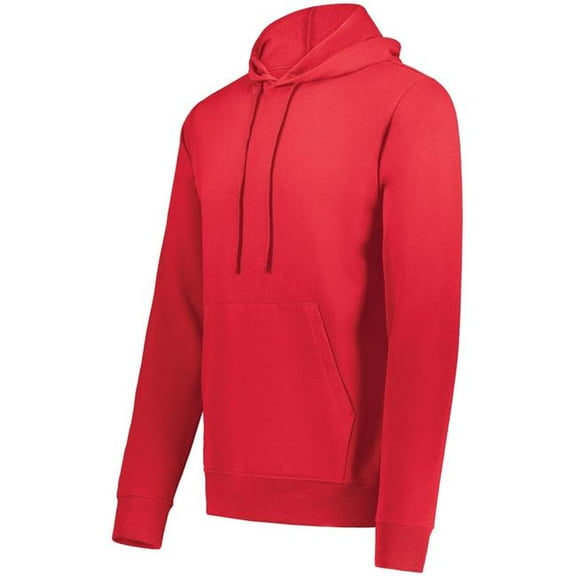Augusta Sportswear 6955.085.2XL All-Day Core Basics Fleece Hoodie, Cherry Red - 2XL