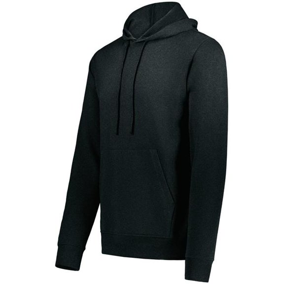 Augusta Sportswear 6955.146.4XL All-Day Core Basics Fleece Hoodie, Onyx Heather - 4XL