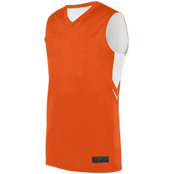Augusta Sportswear - Alley-Oop Reversible Jersey - Color - Orange/ White - Size - S