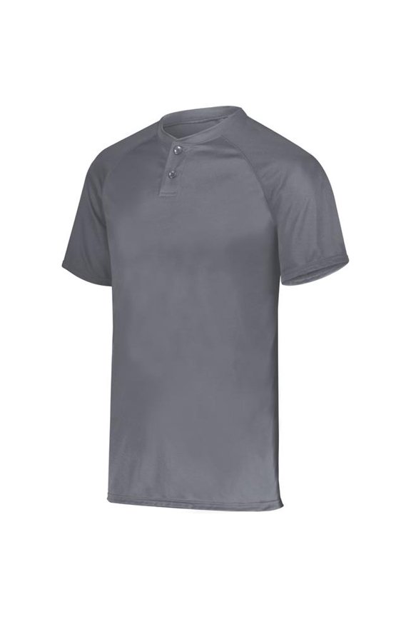 Sportswear Attain Wicking Two-Button Baseball Jersey