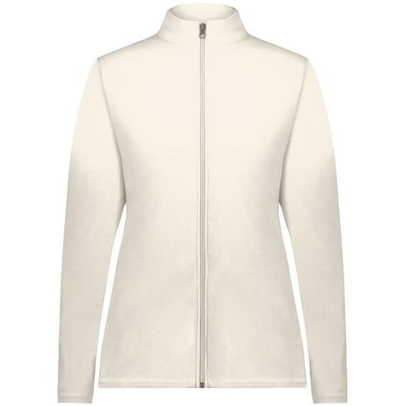 Augusta Sportswear B20834093 Women Eco Revive Micro-Lite Fleece Full-Zip Jacket, Graphite - Small