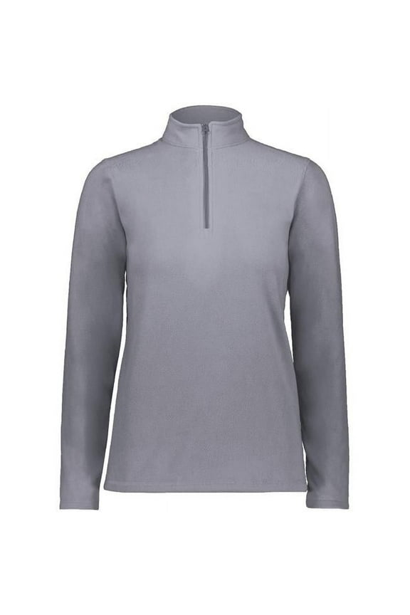 B21834248 Women Eco Revive Micro-Lite Fleece Quarter-Zip Pullover, Oyster - 3XL