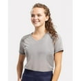 thumbnail image 1 of Augusta Sportswear B25634313 Women Super Soft-Spun Poly V-Neck T-Shirt, Dusty Rose - Small, 1 of 5