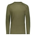 thumbnail image 1 of Augusta Sportswear B25734135 Super Soft-Spun Polyester Long Sleeve T-Shirt, Iron - Large, 1 of 5