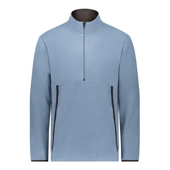 Augusta Sportswear B29334136 Eco Revive Polar Fleece Quarter-Zip Pullover, Graphite - Extra Large