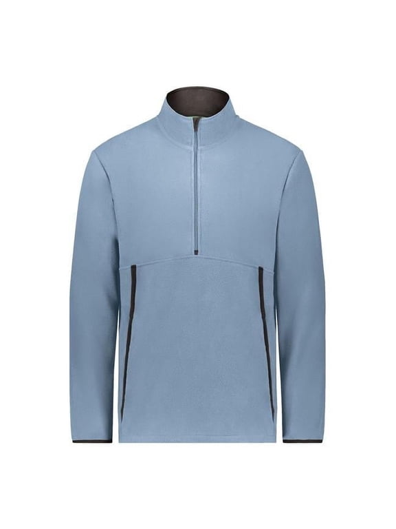 B29334194 Eco Revive Polar Fleece Quarter-Zip Pullover, Dark Green - Medium