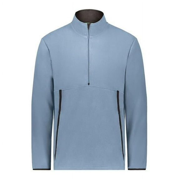 Augusta Sportswear B29334198 Eco Revive Polar Fleece Quarter-Zip Pullover, Dark Green - 3XL