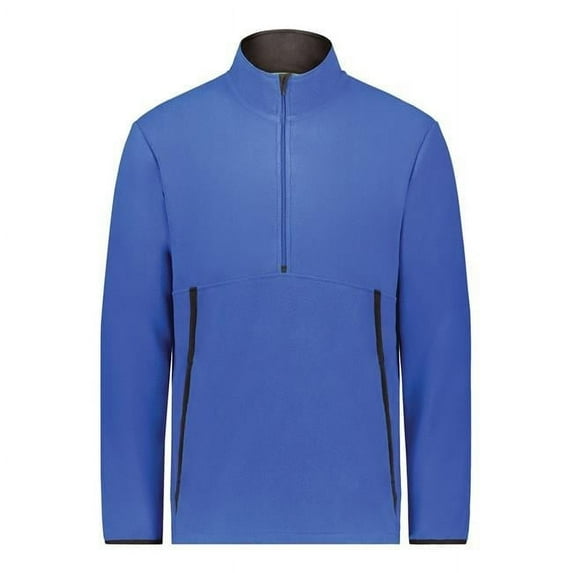 Augusta Sportswear B29434135 Eco Revive Youth Polar Fleece Quarter-Zip Pullover, Graphite - Large