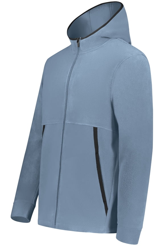 B29634097 Eco Revive Polar Fleece Hooded Full-Zip Jacket, Storm - 2XL