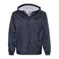 thumbnail image 1 of Augusta Sportswear B88534656 Hooded Coachs Jacket, Navy - Extra Large, 1 of 6