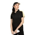 thumbnail image 1 of Augusta Sportswear B98134675 Womens Two-Tone Vital Polo T-Shirt, Purple & White - Large, 1 of 5