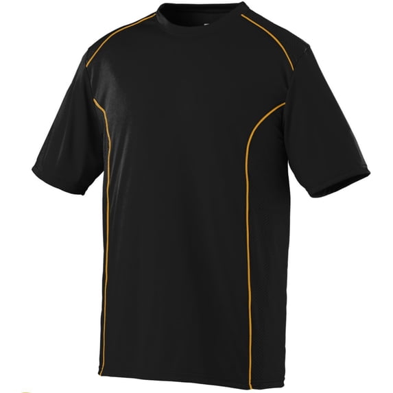 Augusta Sportswear Black/ Gold 5100 S