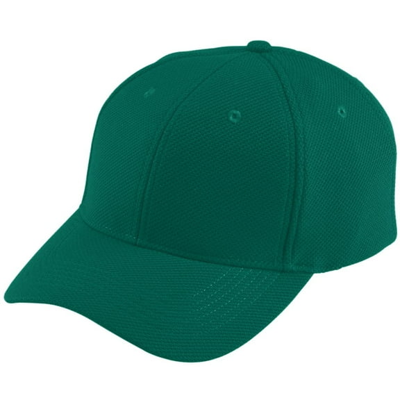 Augusta Sportswear Boy's Adjustable Wicking Mesh Cap, Dark Green, One Size