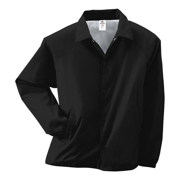 "Augusta Sportswear Boy's Nylon Coaches Jacket, Navy, Small"