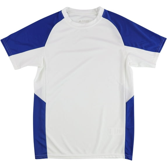Augusta Sportswear Boys Two Tone Unisex Soccer Jersey, White, Big Kids (8-20), L