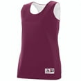 thumbnail image 1 of Augusta Sportswear CDA8 Women's Reversible Wicking Tank, X-Large, Dark Green/White, 1 of 5
