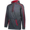 thumbnail image 1 of Augusta Sportswear Casual Adult Cowl Neck Sweatshirt Male Black/Red L, 1 of 2