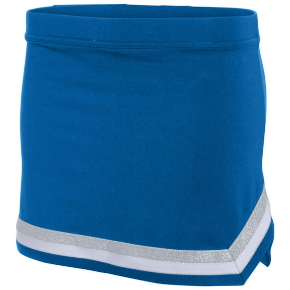Augusta Sportswear Casual Teen Skort Royal/White/Metallic Silver L