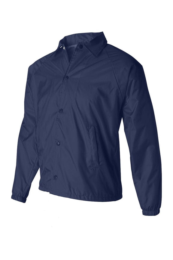 Coach Lined Nylon Athletic Jacket