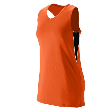 Augusta Sportswear Girls' Inferno Jersey M Orange/Black/White