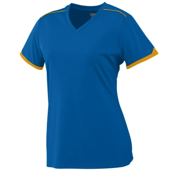 Augusta Sportswear Girls Motion Jersey Royal/Gold 5046