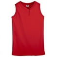thumbnail image 1 of Augusta Sportswear Girls' Sleeveless Two-Button Softball Jersey, 1 of 4