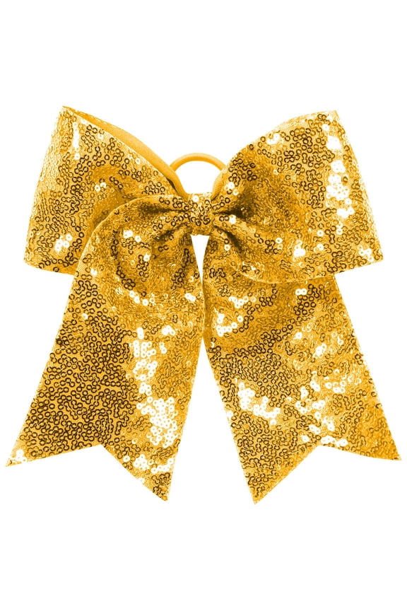 Women's Sequin Cheer Hair Bow - 6702