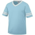 thumbnail image 1 of Augusta Sportswear L Boys SLEEVE STRIPE JERSEY Aqua/White 361, 1 of 2