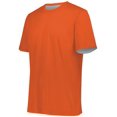 thumbnail image 1 of Augusta Sportswear L Boys Short Sleeve Mesh Reversible Jersey Orange/White 1603, 1 of 7