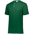 thumbnail image 1 of Augusta Sportswear L Two-Button Baseball Jersey Dark Green 580, 1 of 3