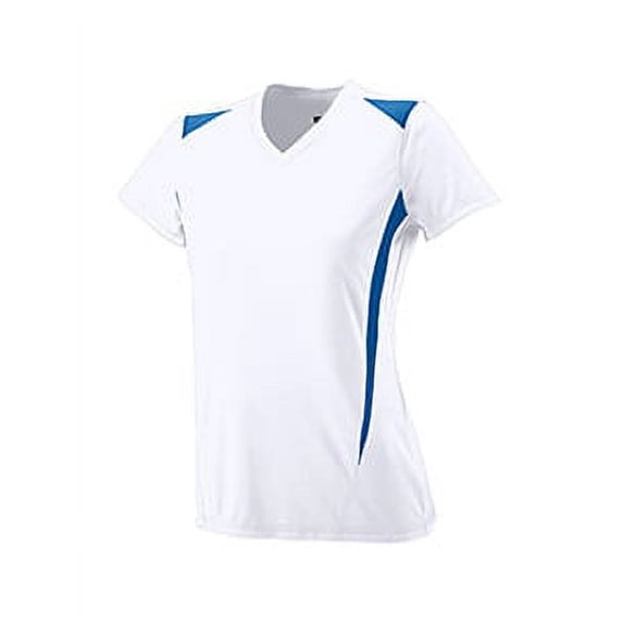 Augusta Sportswear L Womens Premier Jersey White/Royal 1055